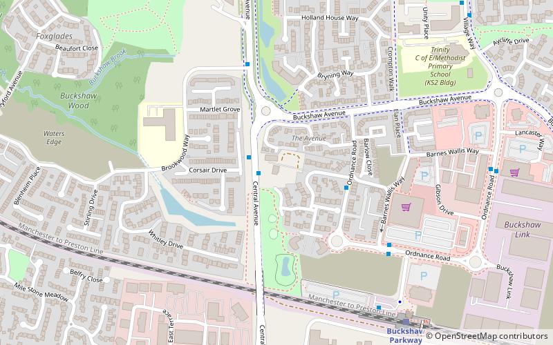 Buckshaw Hall location map