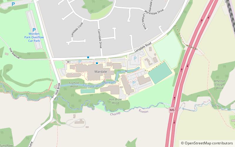 runshaw college leyland location map
