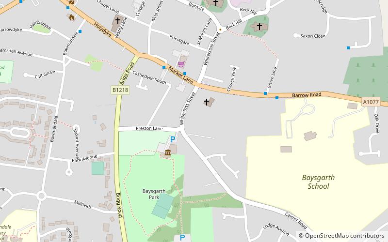 Bardney Hall location map