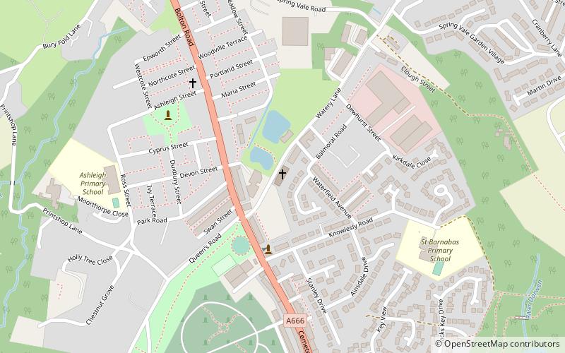 St Barnabas' Church location map