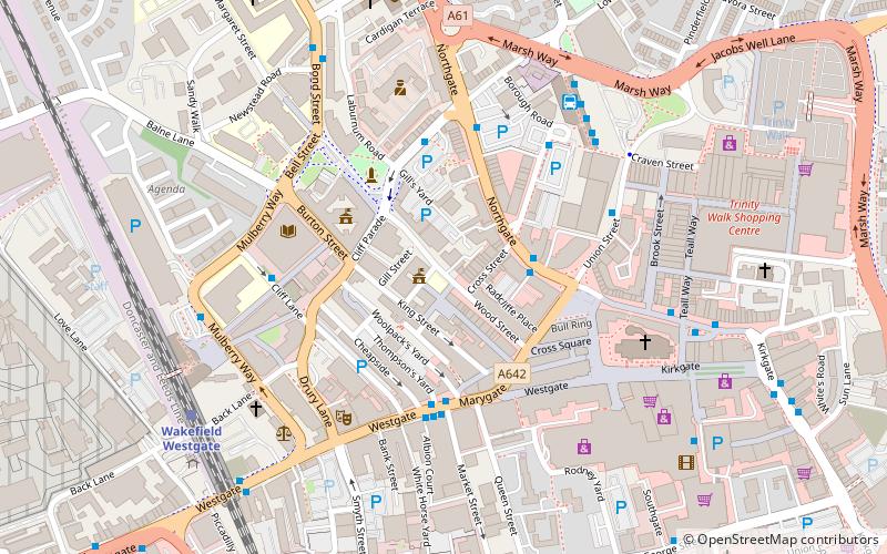 Wakefield Museum location map