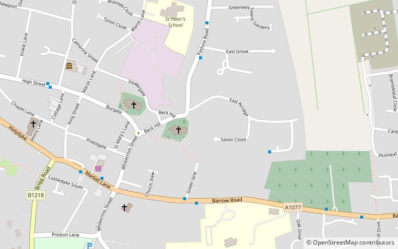 Tyrwhitt Hall location map