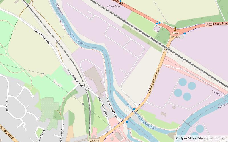 Huddersfield Broad Canal location map