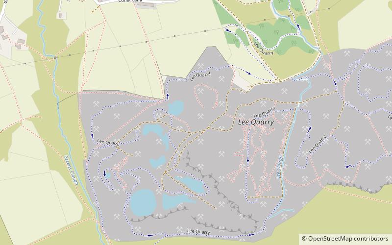 Lee Quarry location map