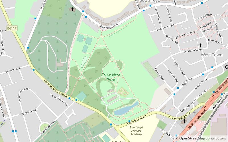 Crow Nest Park location map