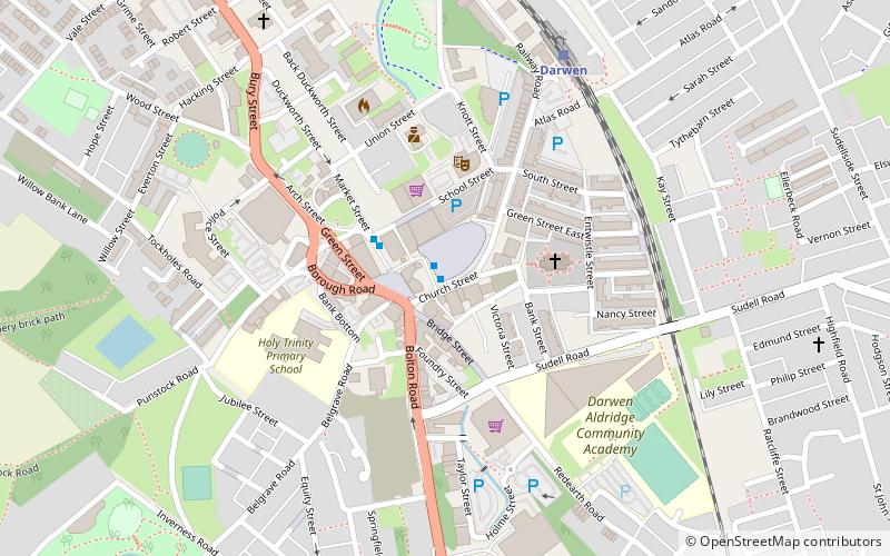 Darwen Town Hall location map