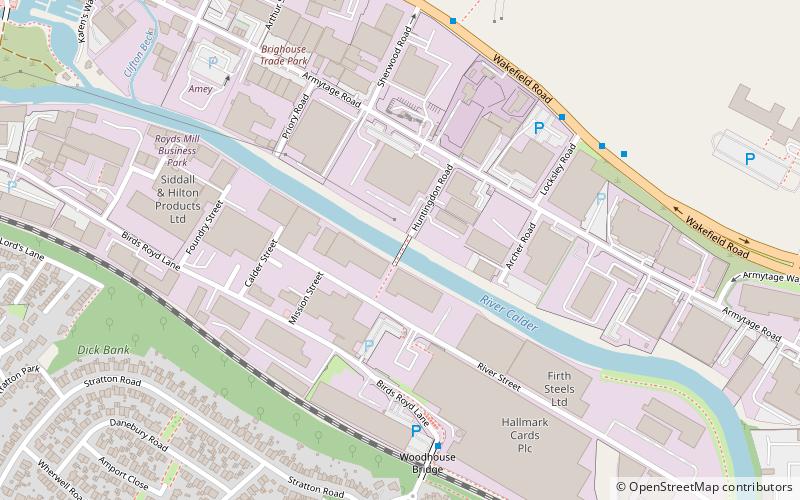 Blakeborough's Bridge location map