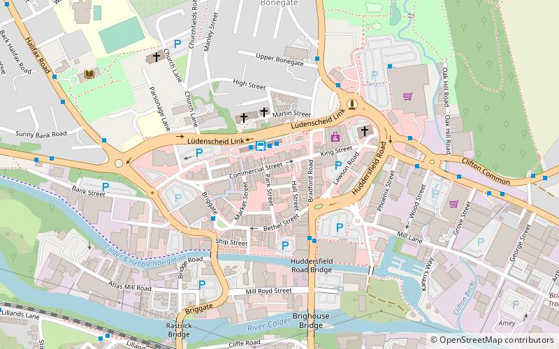 Brighouse Town Hall location map