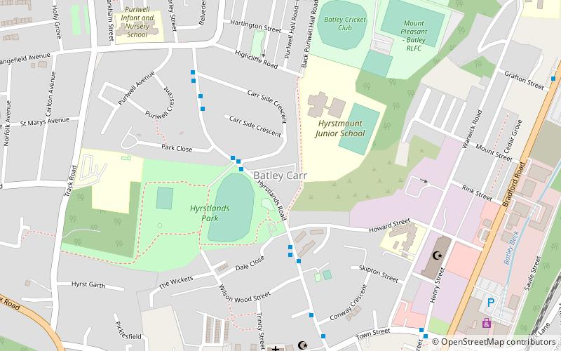 Batley Carr location map
