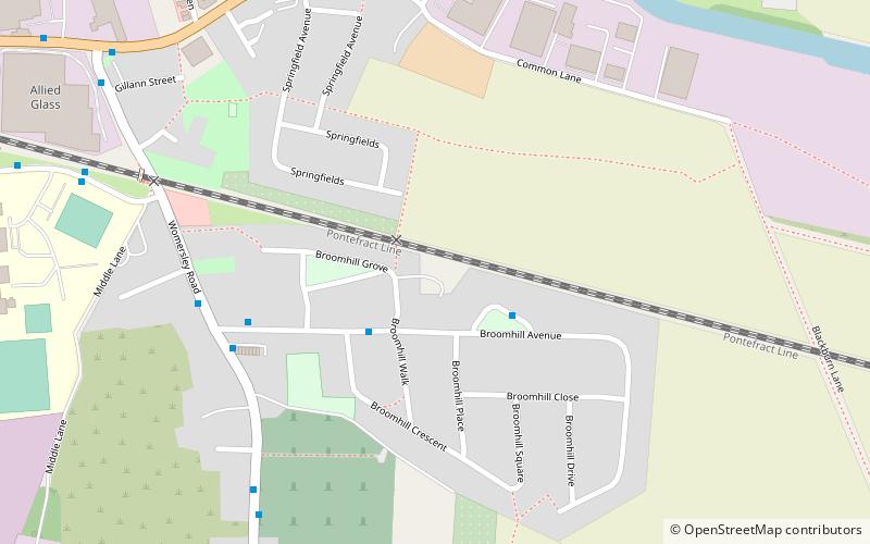 Mary Towneley Loop location map