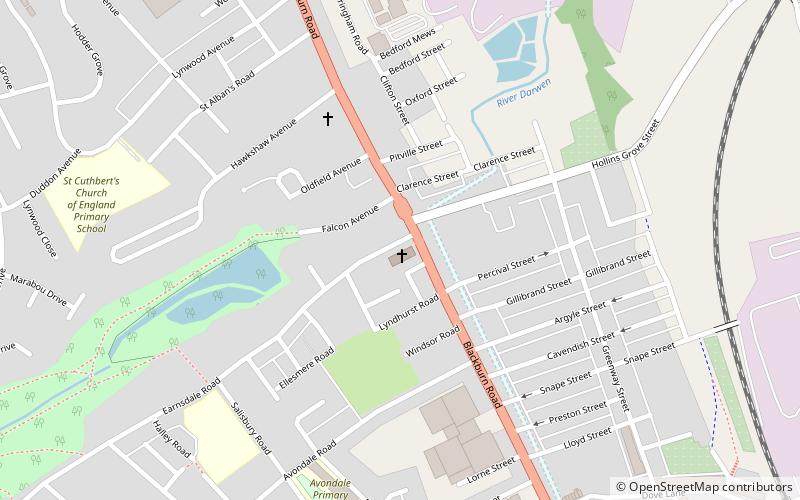 St Cuthbert's Church location map