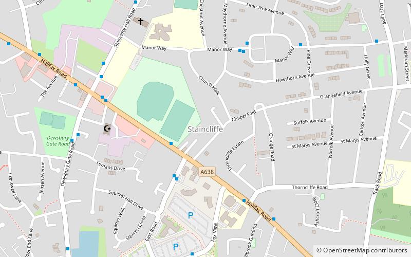 Staincliffe location map