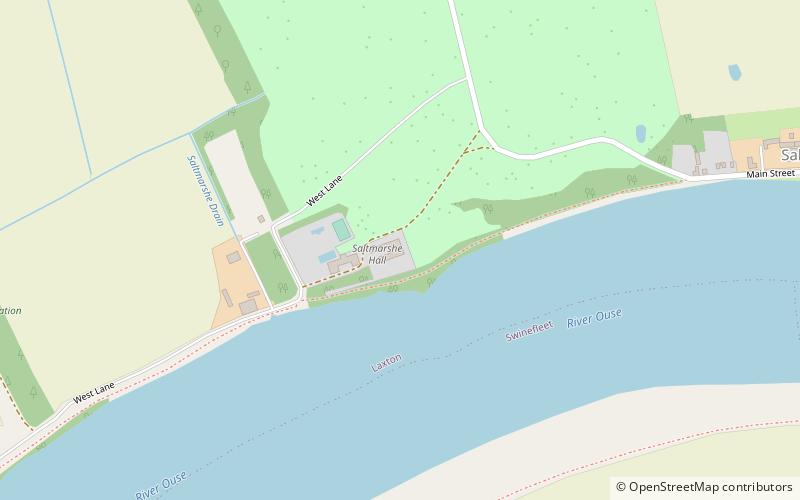 Saltmarshe Hall location map