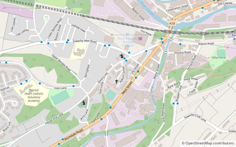 Calder and Hebble Navigation location map