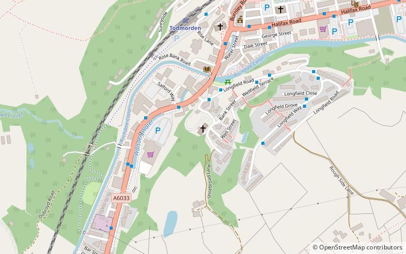 Todmorden Unitarian Church location map
