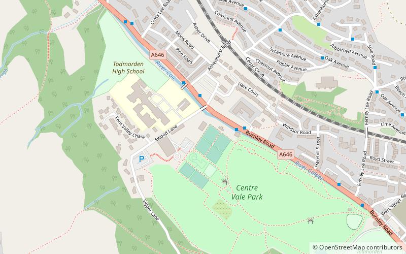 Fielden Centre location map