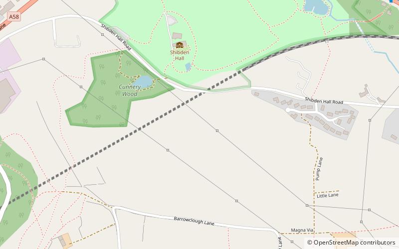 Shibden Valley location map