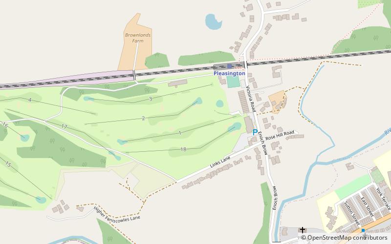 Pleasington Golf Club location map