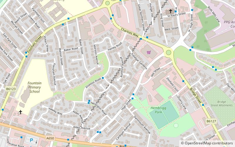 Morley Tunnel location map