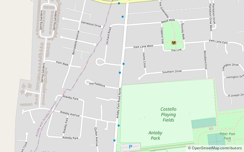 Anlaby Park location map