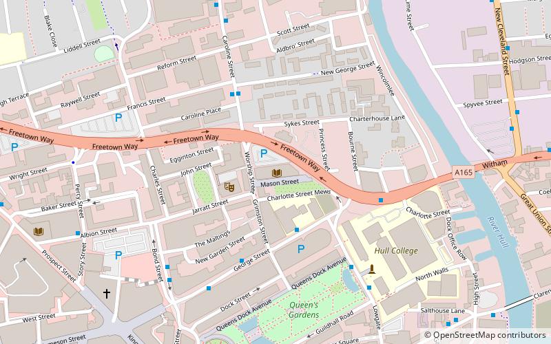 Hull History Centre location map