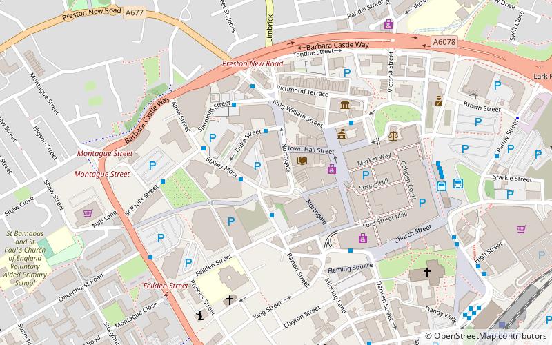 King George's Hall location map