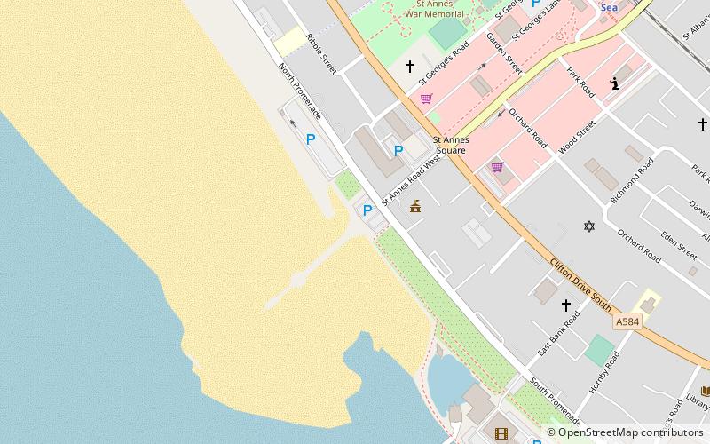 St Anne's Pier location map