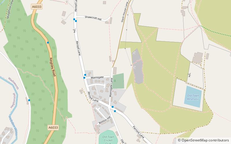 Wainsgate Baptist Church location map