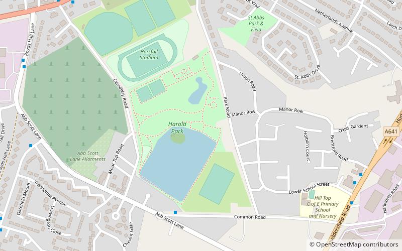 Harold Park location map