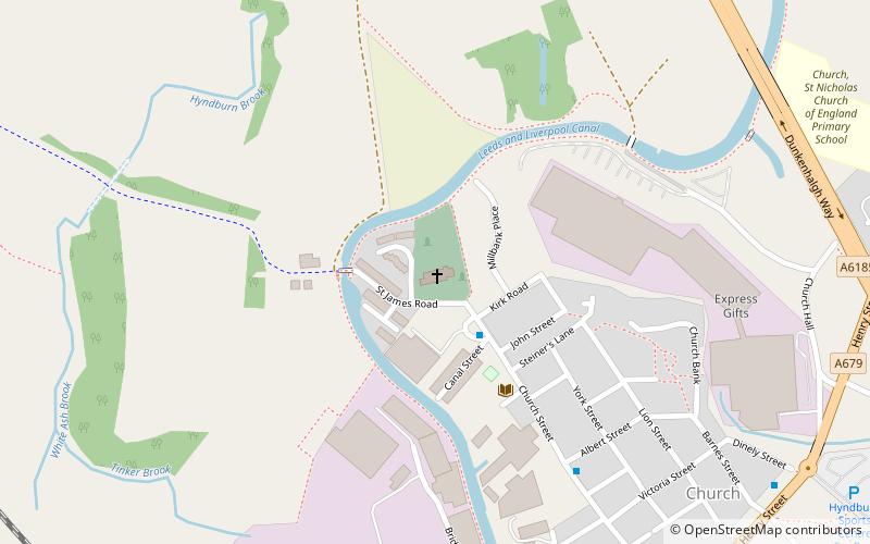 St James' Church location map