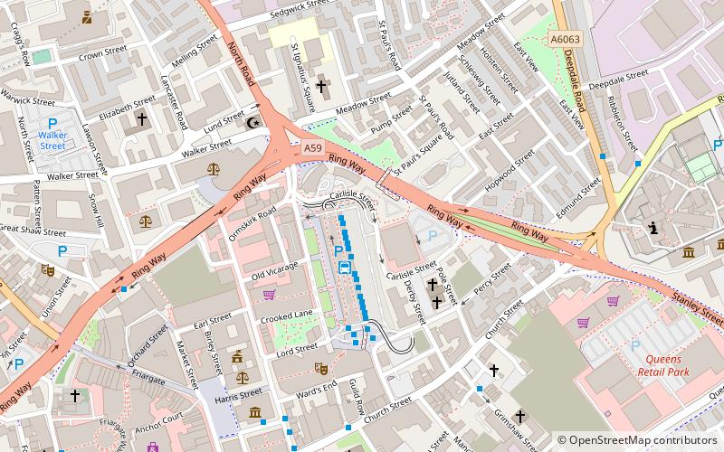 bus station preston location map