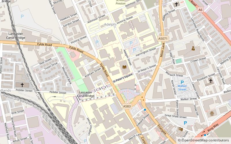 St Peter's Church location map