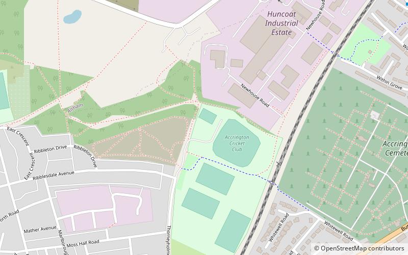 Thorneyholme Road location map