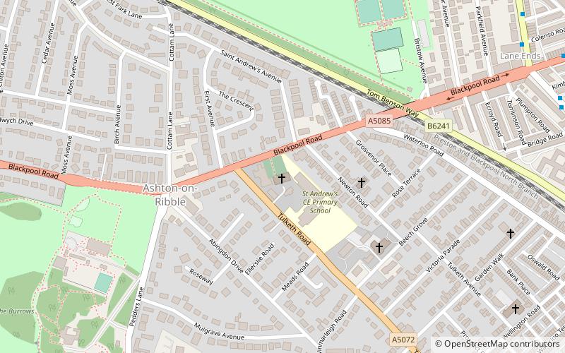 St Andrew's Church location map