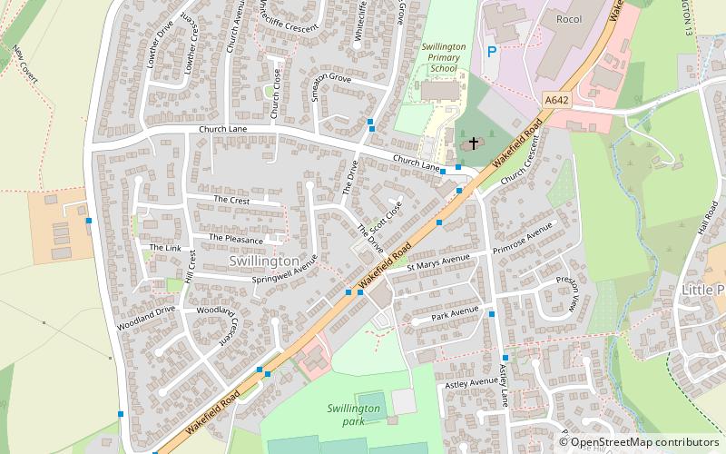 Swillington location map