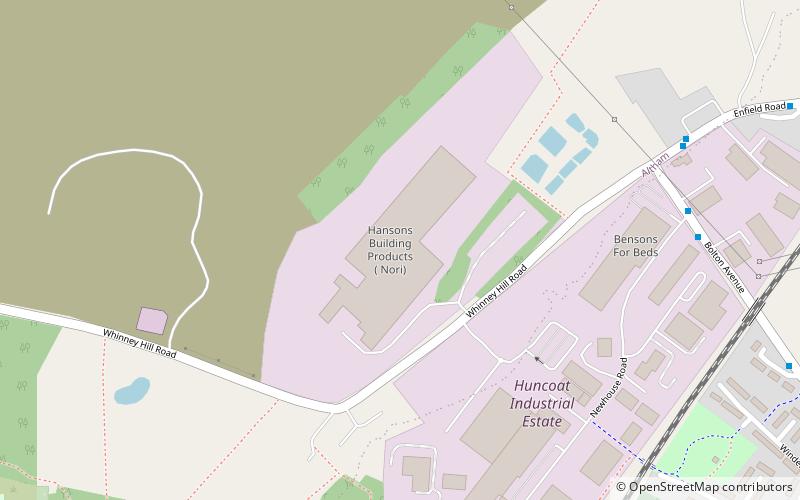 Accrington brick location map