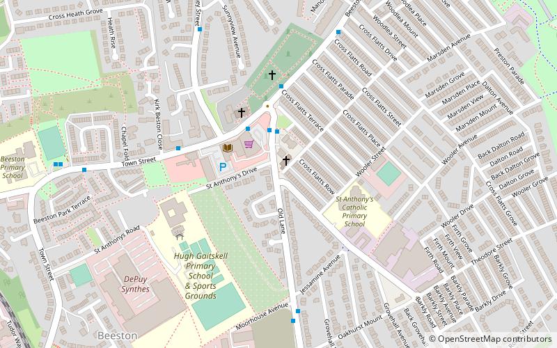 Beeston location map
