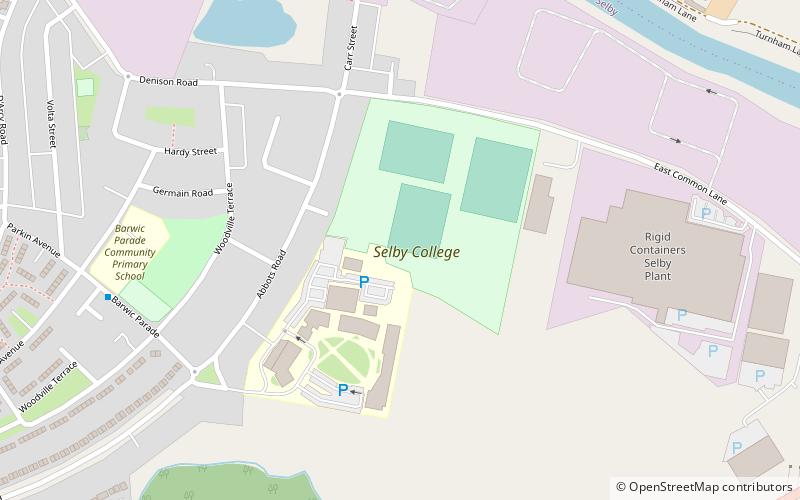 Selby College location map