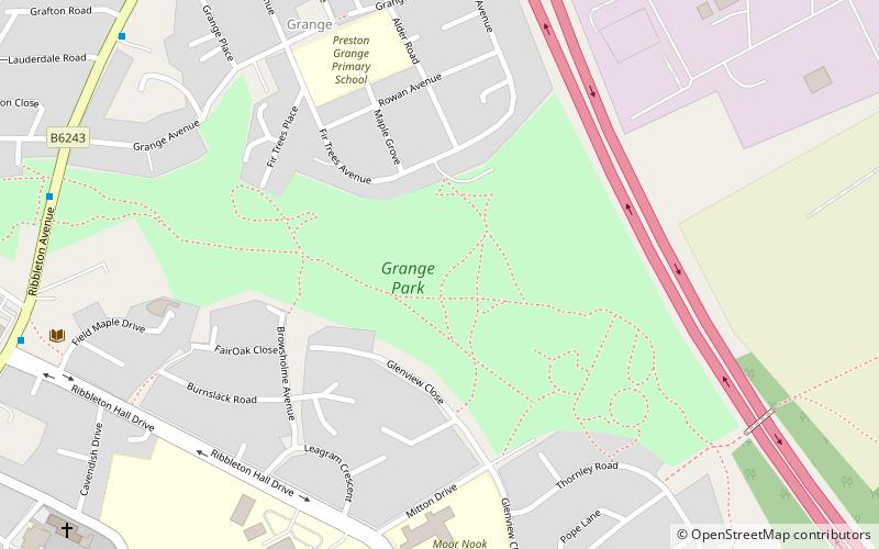 Grange Community Gardens location map