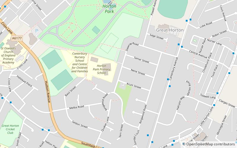 Horton Park location map