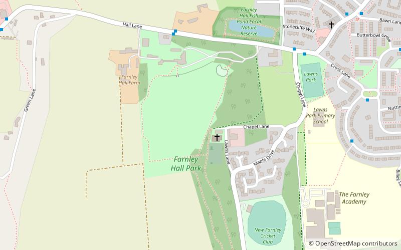 Farnley Hall Park location map