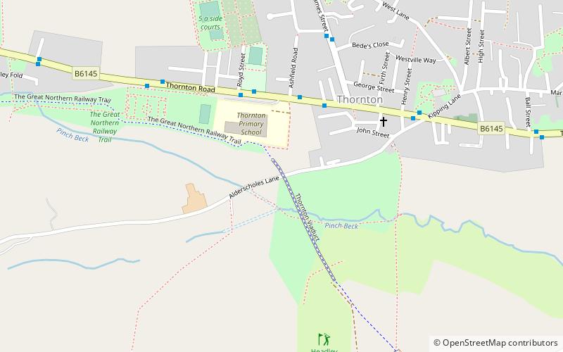 Thornton Viaduct location map
