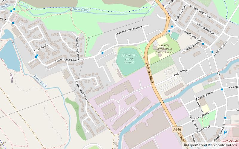 Lowerhouse Cricket Club location map