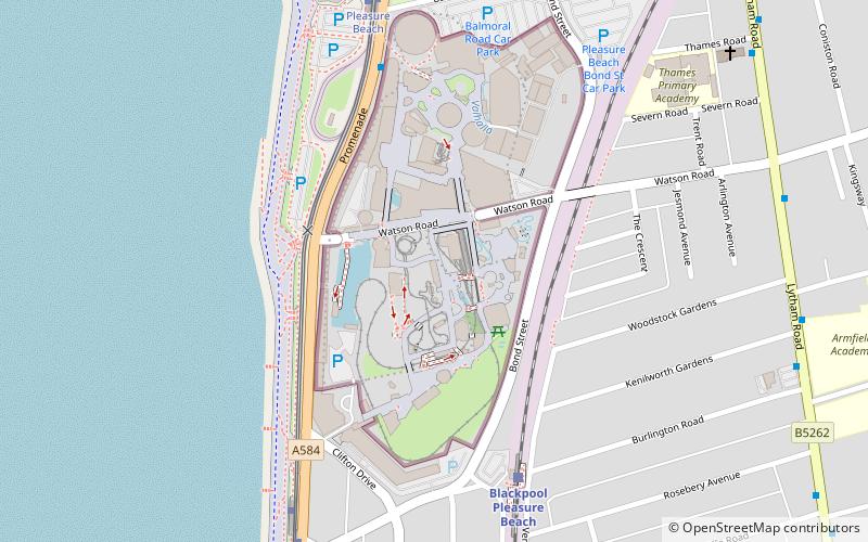 Nickelodeon Land location map