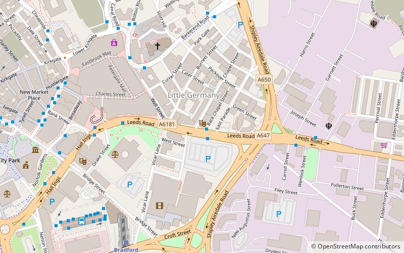 Bradford Playhouse location map