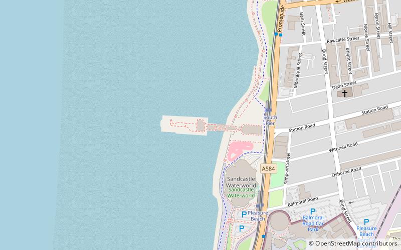 South Pier location map