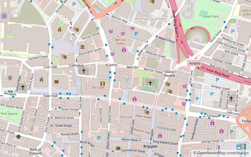 St John's Centre location map