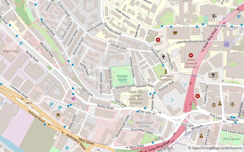 Hanover Square location map