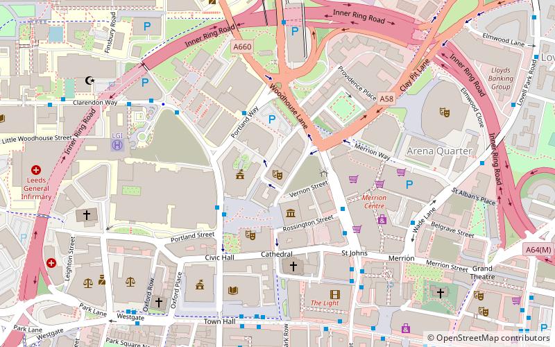 O2 Academy Leeds location map