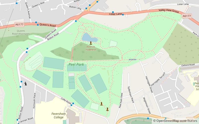 Peel Park location map